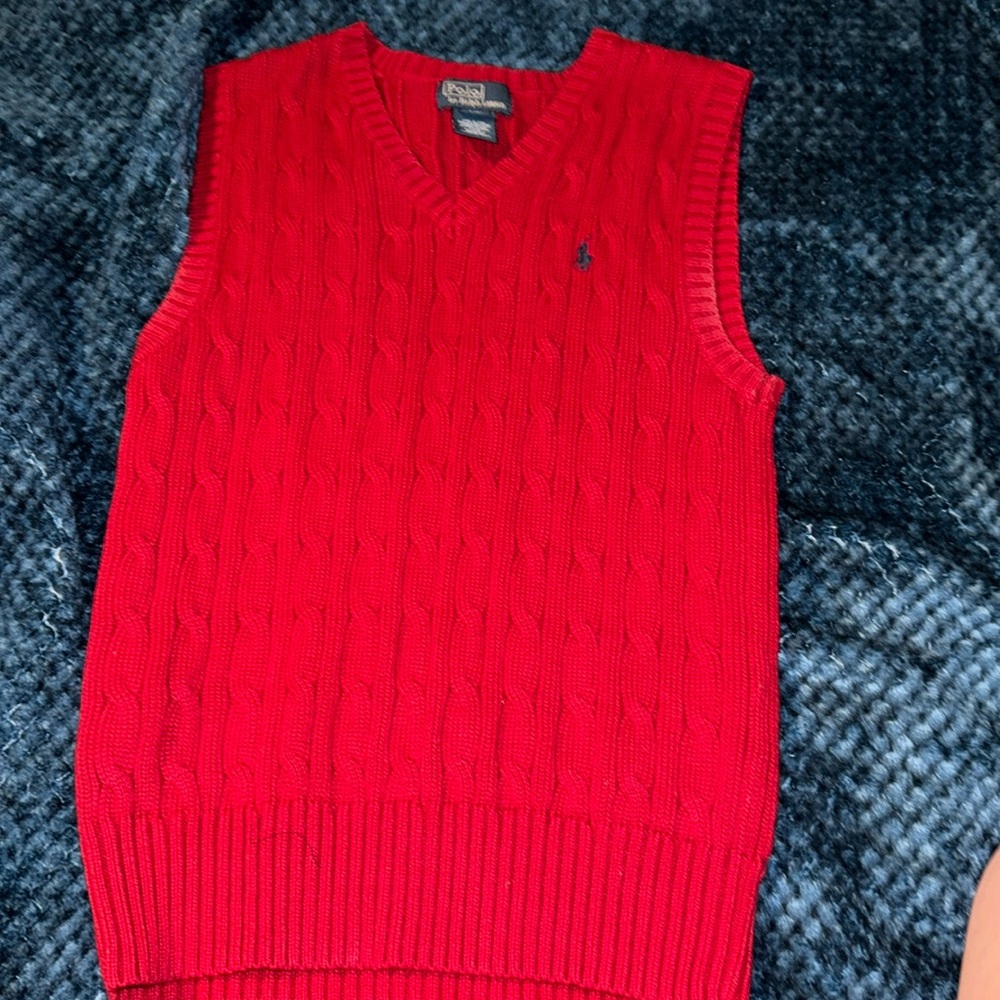 Polo sweater vest!